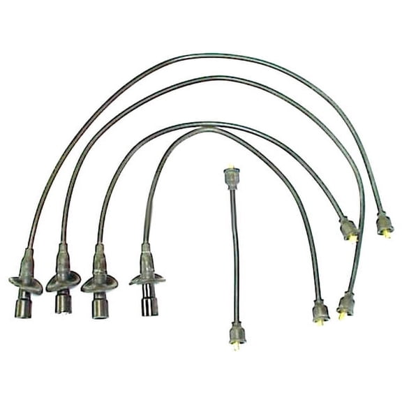Spark Plug Wire Set - Compatible with 1960 - 1979 Volkswagen Beetle 1961 1962 1963 1964 1965 1966 1967 1968 1969 1970 1971 1972 1973 1974 1975 1976 1977 1978