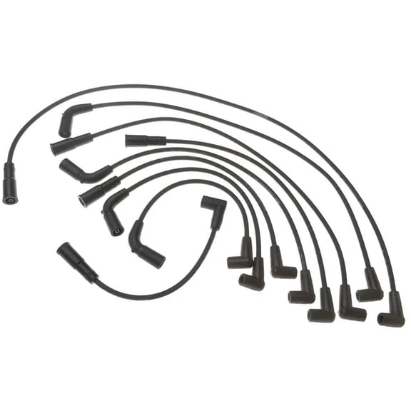 Spark Plug Wire Set Compatible with 1994-1995 Cadillac Fleetwood Base 5.7L (94-95) Fleetwood Brougham 5.7L (94-95) Chevrolet Caprice Classic Base Impala SS 27842 9718F AC9718F 12173545