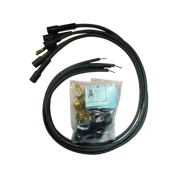 Spark Plug Wire Set - Compatible with 1966 - 1969 Porsche 912 1.6L H4 1967 1968