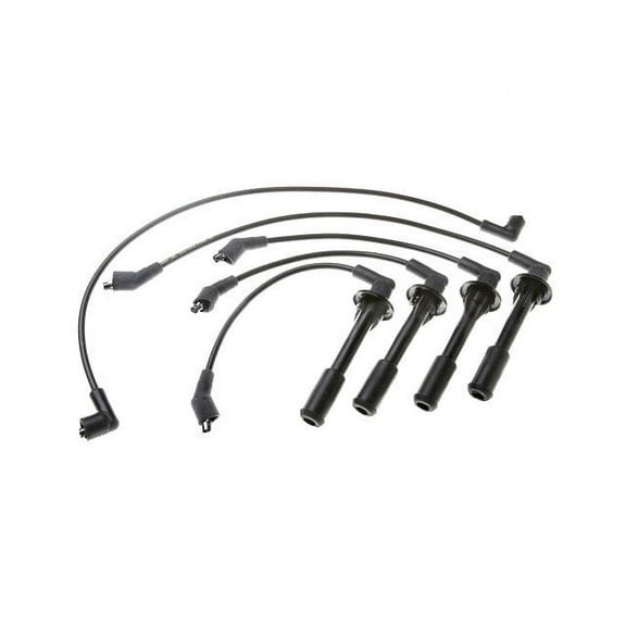 Spark Plug Wire Set - Compatible with 1970 Peugeot 404 1.6L 4-Cylinder