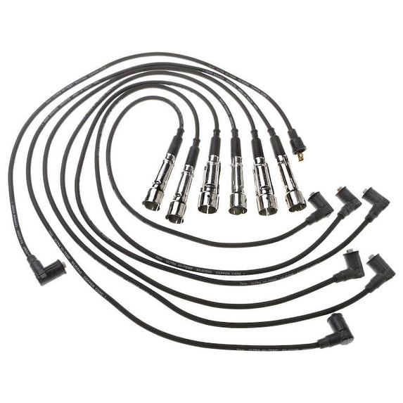 Spark Plug Wire Set - Compatible with 1975 - 1976 Mercedes-Benz 280S 2.8L 6-Cylinder