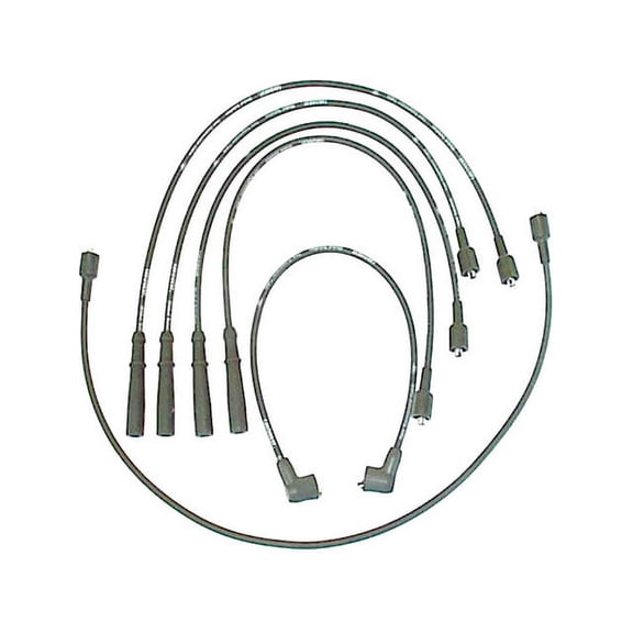 Spark Plug Wire Set - Compatible with 1976 - 1984 Volvo 242 Naturally Aspirated 1977 1978 1979 1980 1981 1982 1983