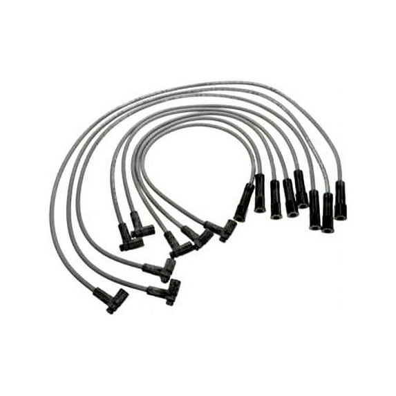 Spark Plug Wire Set - Compatible with 1977, 1987 Pontiac Grand Prix