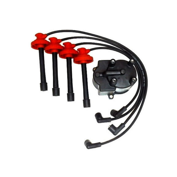 Spark Plug Wire Set - Compatible with 1987 - 1991 Toyota Camry 2.0L 4-Cylinder 1988 1989 1990