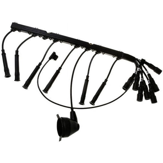 Spark Plug Wire Set - Compatible with 1988 - 1991 BMW 325is 2.5L 6-Cylinder 1989 1990