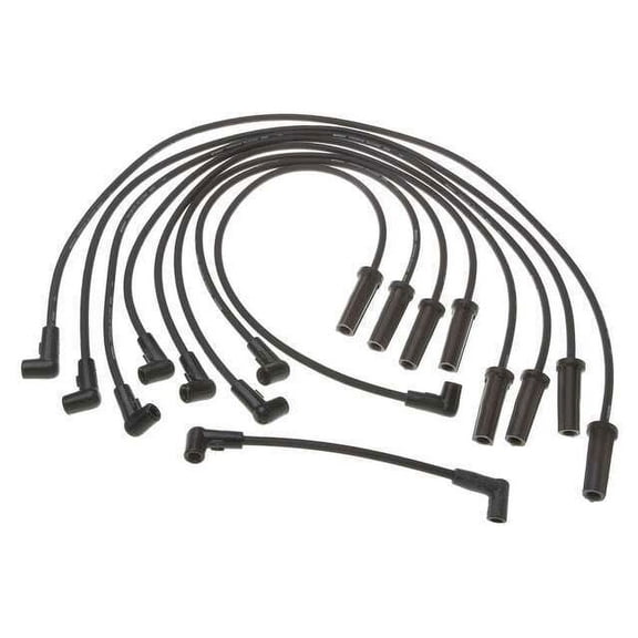 Spark Plug Wire Set - Compatible with 1989 - 1993 GMC C3500 7.4L V8 - AC Delco