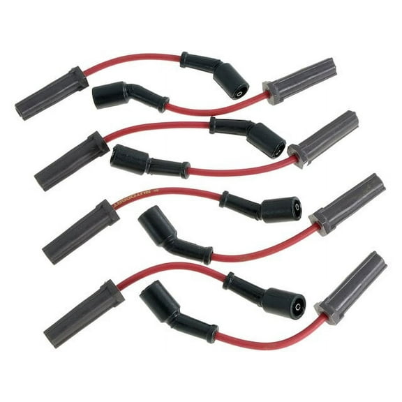 Spark Plug Wire Set - Compatible with 1999 - 2006, 2009 - 2012 Chevy Silverado 1500 Hybrid 2000 2001 2002 2003 2004 2005 2010 2011