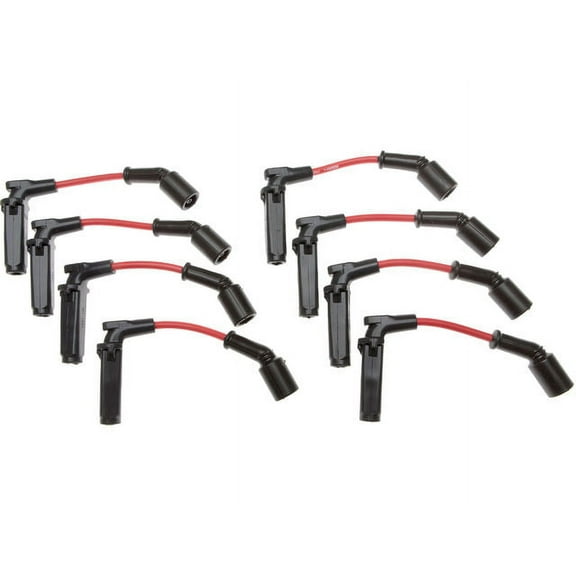 Spark Plug Wire Set - Compatible with 2006 - 2008 Chevy Impala 5.3L V8 2007