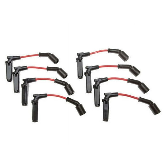 Spark Plug Wire Set - Compatible with 2007 - 2008 Cadillac Escalade - AC Delco