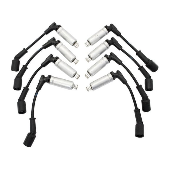 Spark Plug Wire Set - Compatible with 2007 - 2008 Chevy Silverado 2500 HD 6.0L V8