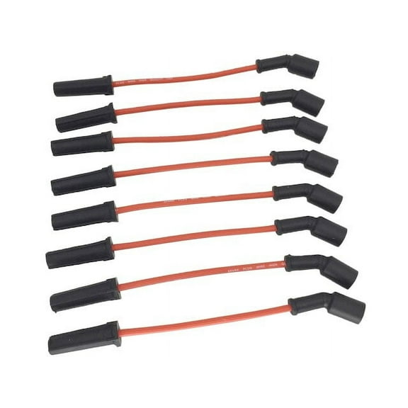 Spark Plug Wire Set - Compatible with 2007, 2009 - 2018 GMC Sierra 3500 HD 6.0L V8 2010 2011 2012 2013 2014 2015 2016 2017
