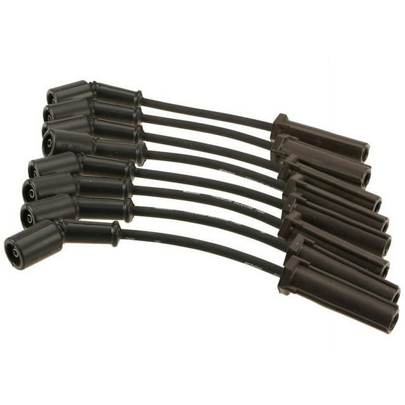 Spark Plug Wire Set - Compatible with 2009 - 2018 GMC Sierra 2500 HD 6.0L V8 2010 2011 2012 2013 2014 2015 2016 2017