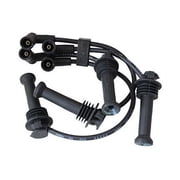 Spark Plug Wire Set - Compatible with 2011 - 2019 Ford Fiesta 1.6L 4-Cylinder 2012 2013 2014 2015 2016 2017 2018