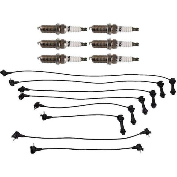 Spark Plug Wire Set with Spark Plugs 7 Piece - Compatible with 1992 - 1997 SC300 1993 1994 1995 1996