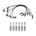 thumbnail image 1 of Spark Plug Wire Set with Spark Plugs 7 Piece - Compatible with 2007 - 2013 Chevy Silverado 1500 4.3L V6 2008 2009 2010 2011 2012, 1 of 2