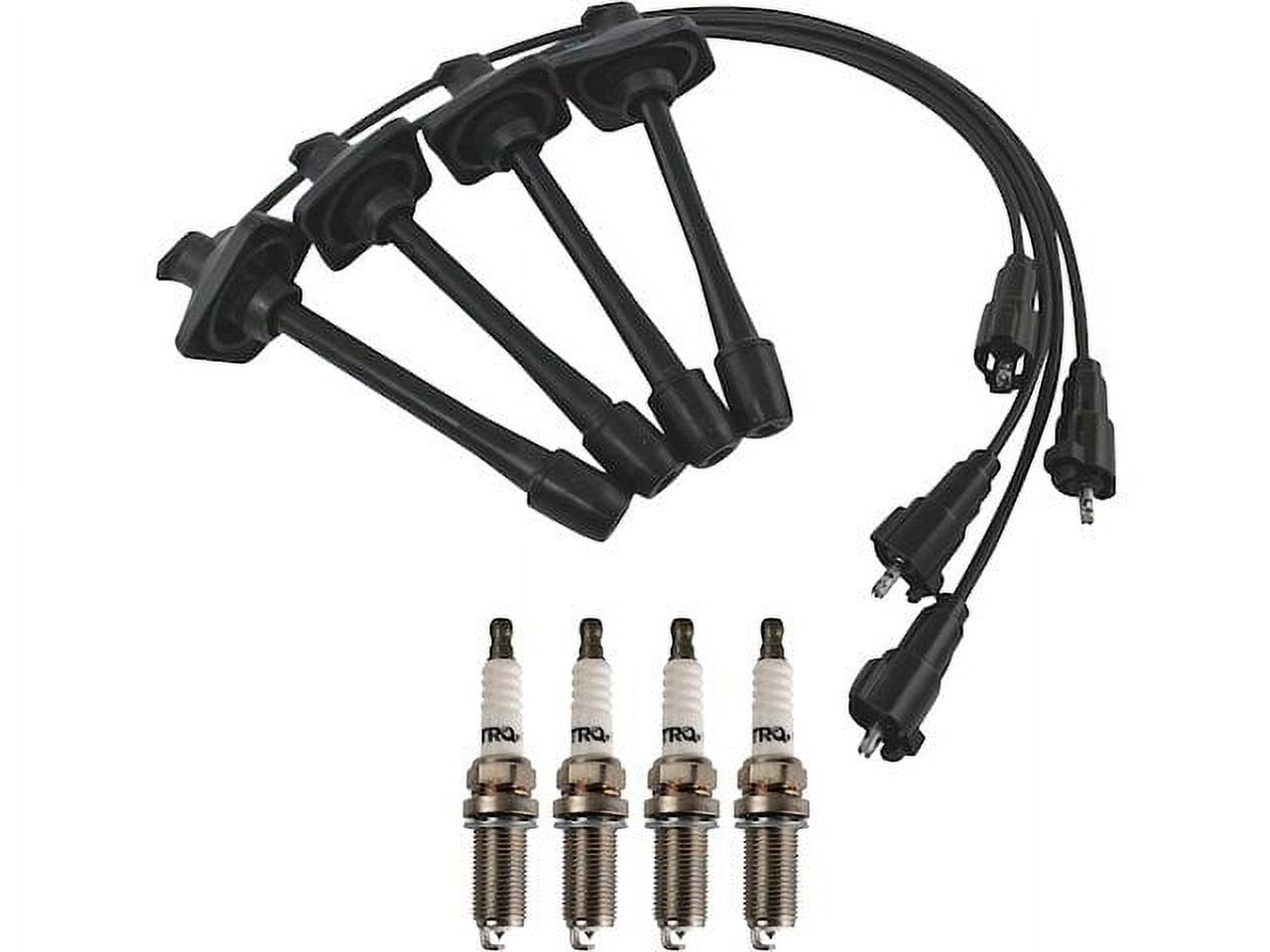 Spark Plug Wires Set Of 9 – 8.5mm Red Silicone Wires For Chevy, GMC, Oldsmobile V6 & V8 Engines