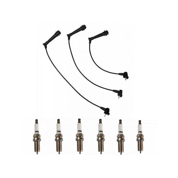 Spark Plug Wire Set with Spark Plugs - Compatible with 1998 - 2000 SC300 3.0L 6-Cylinder 1999