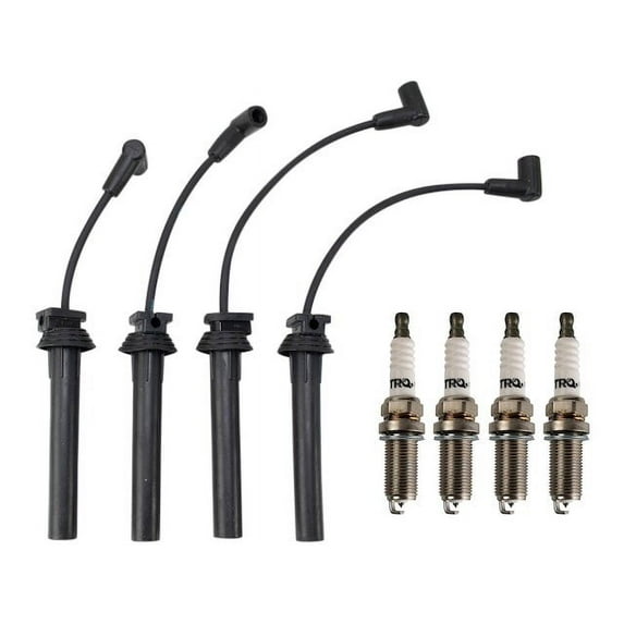 Spark Plug Wire Set with Spark Plugs - Compatible with 2002 - 2008 Mini Cooper 2003 2004 2005 2006 2007
