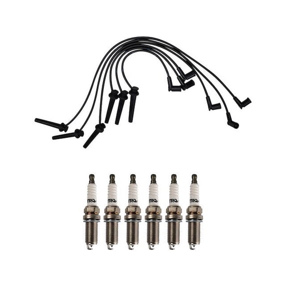 Spark Plug Wire Set with Spark Plugs - Compatible with 2003 - 2008 Ford Ranger 3.0L V6 2004 2005 2006 2007