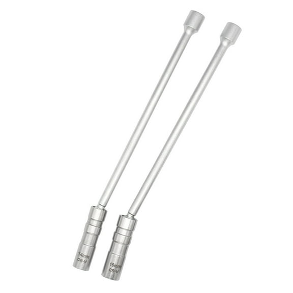 Spark Plug Wrench 14mm 16mm Universal Magnetic Spark Plug Wrench Set 3/8 Inch Socket Disassembly Tool Spark Plug Connector for Car Repair Type 2