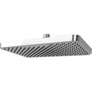 SparkPod 12 Inch Rectangle Rain Shower Head - Ceiling or Wall Mount Rainfall Shower Head - Large Coverage Showerhead - Brass Ball Joint with 360° Adjustment - 1-Min Install (Luxury Polished Chrome)