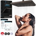 thumbnail image 1 of SparkPod 12" Rainfall Shower Head - Wall/Ceiling Mount - High Pressure, Anti-Clog, Easy Install (Oil-Rubbed Bronze), 1 of 6