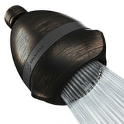 SparkPod 3-Inch Extreme High Pressure Shower Heads - Pressure Boosting with Rain, Massage & Pulsating Mode, Powerful Water-Saving Showerhead - 2.5 GPM Fixed Shower Head (Vintage Oil-Rubbed Bronze)