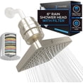 thumbnail image 1 of SparkPod 6 Inch Square Filtered Shower Head, 23-Stage Water Filter, Brushed Nickel, 1 of 1