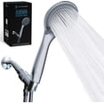 thumbnail image 1 of SparkPod High Pressure 3-Function Handheld Shower Head with 5 ft. Hose and Bracket - 3.75" Wide Angle Rain, Massage & Full Body Spray Modes - Luxury Design - Tool-less 1-Min Installation (Chrome), 1 of 8