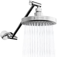 thumbnail image 1 of SparkPod Rain Shower Head with Adjustable Extension Arm 11" - High Pressure, Easy Install (6" inch Shower head, Chrome), 1 of 9