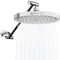 thumbnail image 1 of SparkPod Rain Shower Head with Adjustable Extension Arm 16" - High Pressure, Easy Install (8" inch Shower head, Chrome), 1 of 8