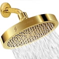 thumbnail image 1 of SparkPod High Pressure Rainfall Shower Head, Easy Install, Energy Saving (6 inch Round, Gold), 1 of 10