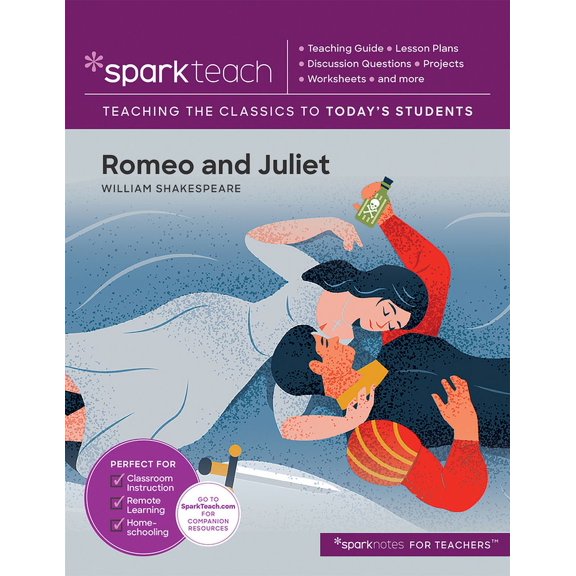 SparkTeach: Romeo and Juliet: Lesson Plans, DIscussion Questions, Projects, Worksheets, and More