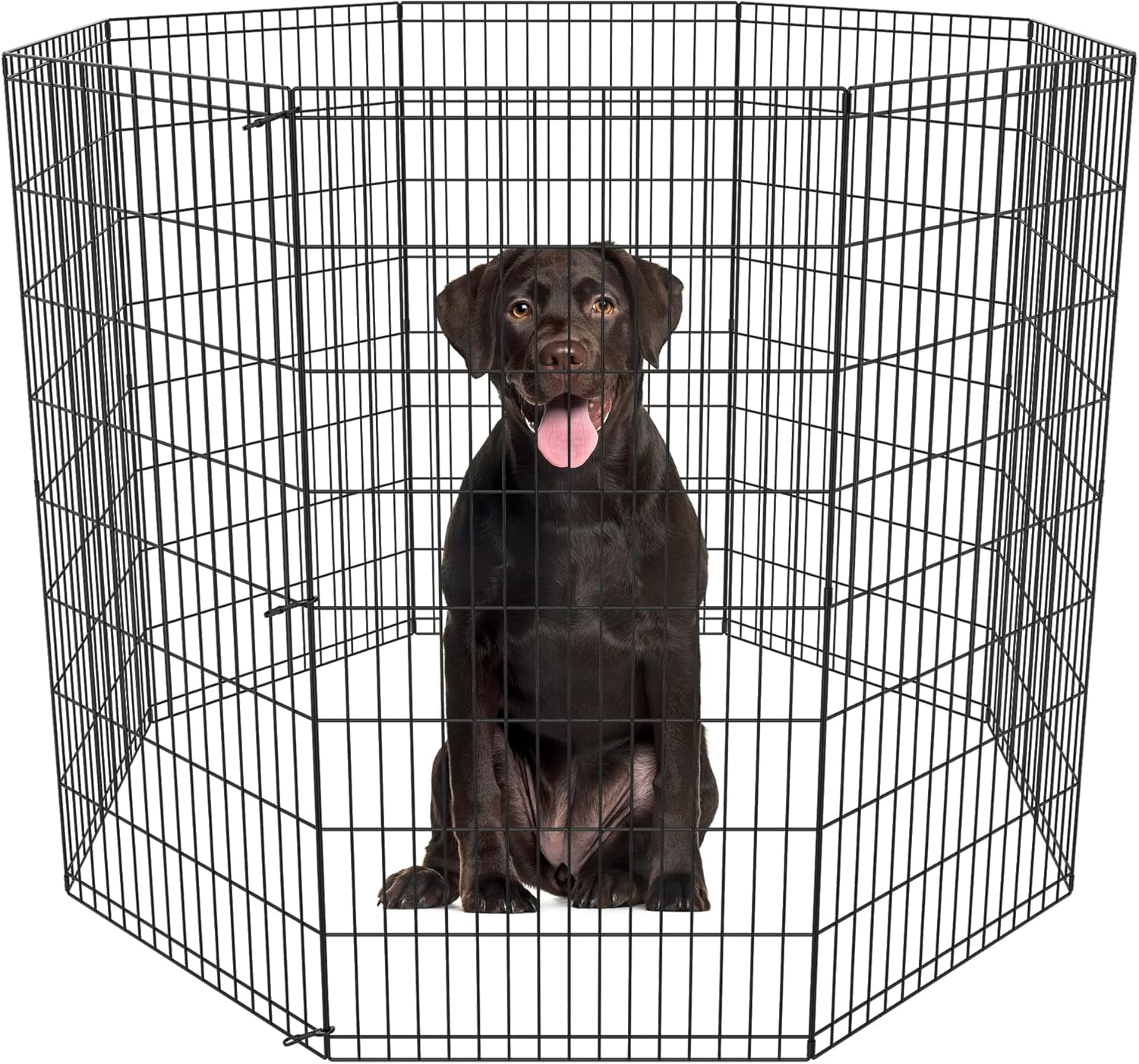SparkTrend Pet Dog Playpen 48 Inch Metal Portable Dog Exercise Pen