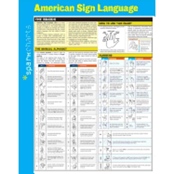 Pre-Owned Sparkcharts American Sign Language Hardcover