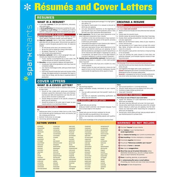 Sparkcharts: Resumes and Cover Letters Sparkcharts: Volume 60 (Other)
