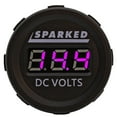 thumbnail image 1 of Sparked Innovations Single Display 12V DC Voltmeter Battery Voltage Monitor (Purple), 1 of 5
