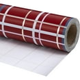 thumbnail image 1 of Sparklane Christmas Red Wrapping Paper Roll, Buffalo Plaid Red for Christmas Winter Holiday Family Gathering, Grid Backing, 17 inches x 32.8 Feet, Mini Roll, 1 of 16