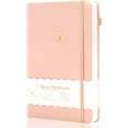 thumbnail image 1 of Sparklane Lined Journal Notebook for Work, 196 Pages, Medium 5.7" x 8.3", Hardcover Notebook Journal with Pen Loop, (Flash Pink Ruled), Gifts, 1 of 18