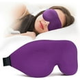 thumbnail image 1 of Sparklane - Sleep Mask for Back and Side Sleeper, Block Out Light, Luxury Sleeping Eye Mask of 3D Night Blindfold, Zero Pressure Breathable Travel Eye Cover Purple, 1 of 7