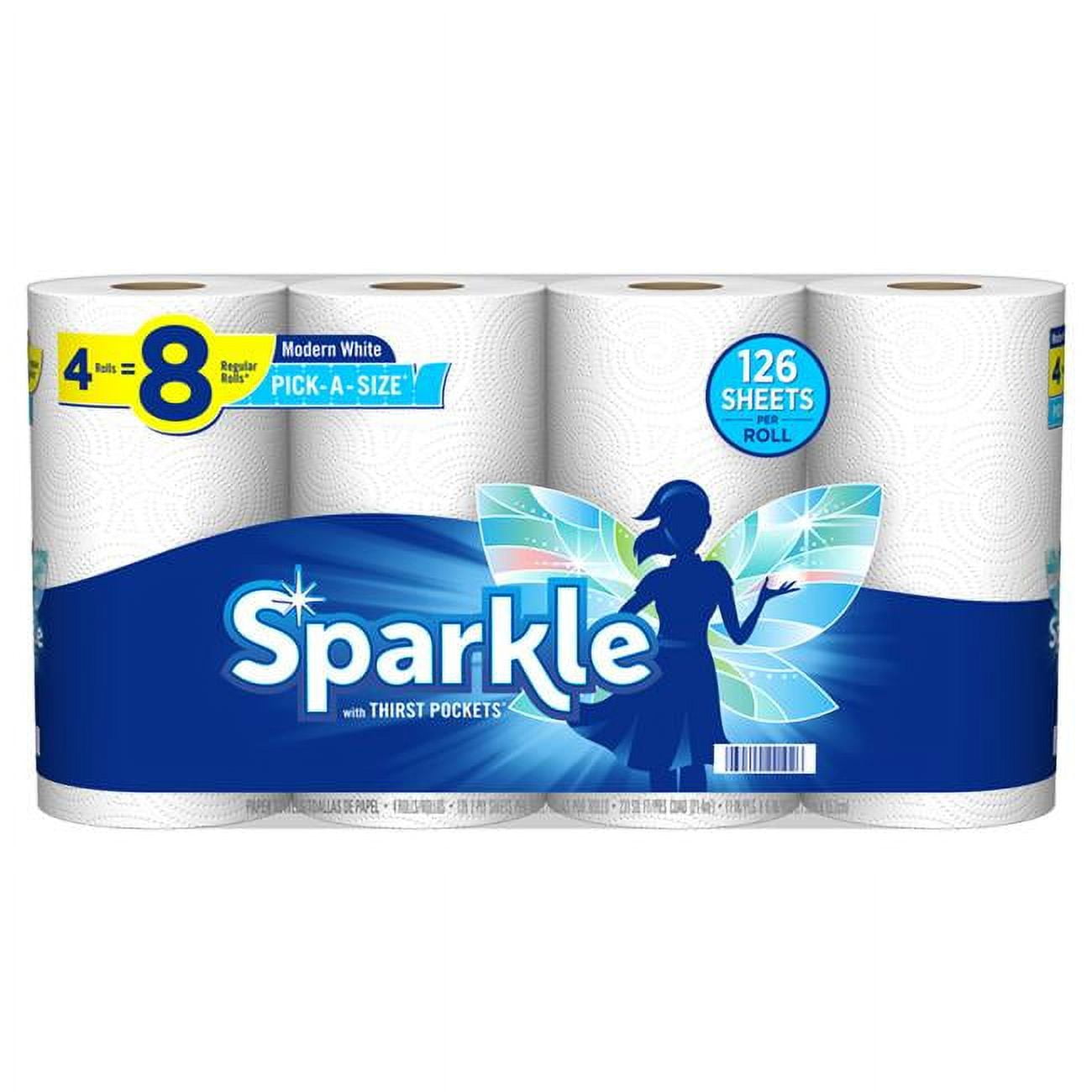 Sparkle 126 Sheet 2 Ply Paper Towels, 4 per Pack - Pack of 6