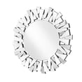 thumbnail image 1 of Sparkle 31.5 in. Contemporary Round Mirror in Clear, 1 of 2