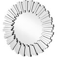 thumbnail image 1 of Sparkle 31.5 in. Contemporary Round Mirror in Clear, 1 of 2