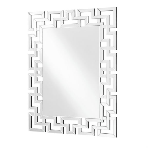 Sparkle 37.5 in. Contemporary Rectangle Mirror in Clear