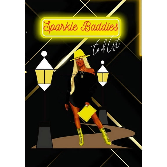 Sparkle Baddies To-Do-List Planner: 84 Pages Helps Keep Daily Task Align and Workouts Days on Schedule (Paperback)
