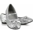 thumbnail image 1 of Sparkle Ballerina Silver Shoes Women's Adult Halloween Costume Accessory, 1 of 2