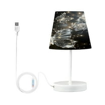 Sparkle Butterflies Flying Desk Lamp LED Table Nightstand Lamps with 3 Color Temperatures for Home Bedroom Living Room Decor 6x11