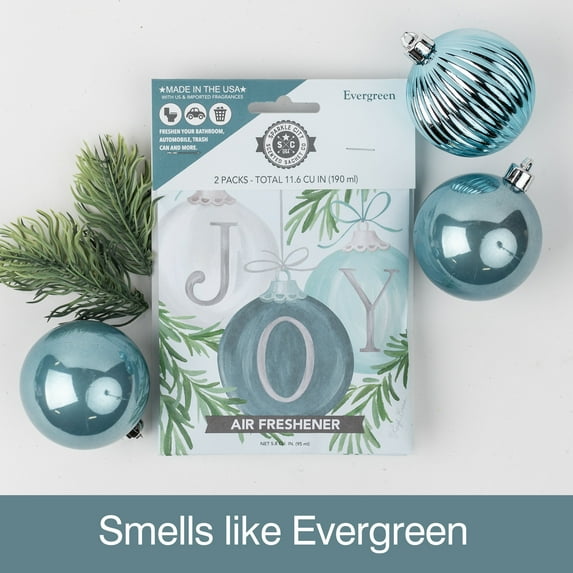 Sparkle City Scented Sachet 2 Pack, Ornament (Joy)