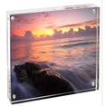 thumbnail image 1 of Sparkle Clear Acrylic Magnet Frame Double Sided Magnetic Picture Frame, Floating Photo Frame, Acrylic Frame Square, 1 of 2
