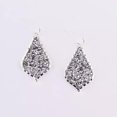thumbnail image 1 of Sparkle Crystal Pave Teardrop Morocan Statement Rhinestones Earrings, 1 of 4